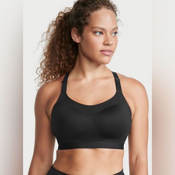 NWT Victorias Secret Incredible Max Sports Bra Womens Black New Athletic 36DDD - Picture 2 of 6